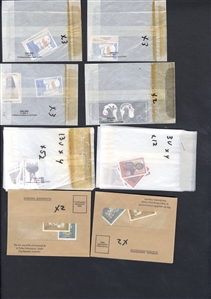 LARGE LOTS AND COLLECTIONS CYPRUS 1980 duplicated group of 190 stamps and one souvenir sheet, all complete sets, overprinted Specimen, n.h., v.f.