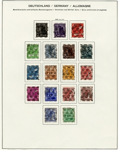LARGE LOTS AND COLLECTIONS GERMANY 1945-73 collection of used singles, sets and souv. sheets in Schaubek album, with British and American Zone, Federal Republic incl. semi-postals, Berlin...