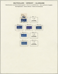 LARGE LOTS AND COLLECTIONS GERMANY 1945-73 collection of used singles, sets and souv. sheets in Schaubek album, with British and American Zone, Federal Republic incl. semi-postals, Berlin...
