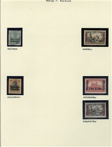 LARGE LOTS AND COLLECTIONS GERMAN COLONIES 1884-1919 German Offices in China, Morocco and the Turkish Empire, plus German Colonies Cameroun-Togo, collection of mostly unused, good showing of...