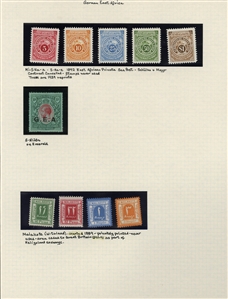 LARGE LOTS AND COLLECTIONS GERMAN COLONIES 1884-1919 German Offices in China, Morocco and the Turkish Empire, plus German Colonies Cameroun-Togo, collection of mostly unused, good showing of...