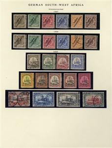 LARGE LOTS AND COLLECTIONS GERMAN COLONIES 1884-1919 German Offices in China, Morocco and the Turkish Empire, plus German Colonies Cameroun-Togo, collection of mostly unused, good showing of...