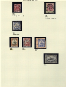 LARGE LOTS AND COLLECTIONS GERMAN COLONIES 1884-1919 German Offices in China, Morocco and the Turkish Empire, plus German Colonies Cameroun-Togo, collection of mostly unused, good showing of...