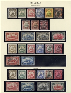 LARGE LOTS AND COLLECTIONS GERMAN COLONIES 1884-1919 German Offices in China, Morocco and the Turkish Empire, plus German Colonies Cameroun-Togo, collection of mostly unused, good showing of...