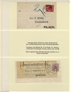 LARGE LOTS AND COLLECTIONS GERMAN COLONIES 1884-1919 German Offices in China, Morocco and the Turkish Empire, plus German Colonies Cameroun-Togo, collection of mostly unused, good showing of...