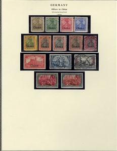LARGE LOTS AND COLLECTIONS GERMAN COLONIES 1884-1919 German Offices in China, Morocco and the Turkish Empire, plus German Colonies Cameroun-Togo, collection of mostly unused, good showing of...