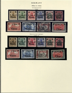 LARGE LOTS AND COLLECTIONS GERMAN COLONIES 1884-1919 German Offices in China, Morocco and the Turkish Empire, plus German Colonies Cameroun-Togo, collection of mostly unused, good showing of...