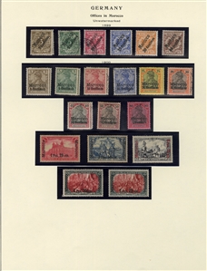 LARGE LOTS AND COLLECTIONS GERMAN COLONIES 1884-1919 German Offices in China, Morocco and the Turkish Empire, plus German Colonies Cameroun-Togo, collection of mostly unused, good showing of...