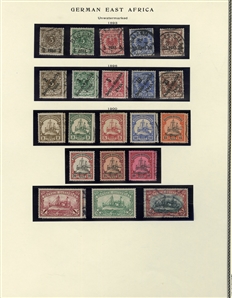 LARGE LOTS AND COLLECTIONS GERMAN COLONIES 1884-1919 German Offices in China, Morocco and the Turkish Empire, plus German Colonies Cameroun-Togo, collection of mostly unused, good showing of...