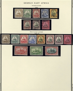 LARGE LOTS AND COLLECTIONS GERMAN COLONIES 1884-1919 German Offices in China, Morocco and the Turkish Empire, plus German Colonies Cameroun-Togo, collection of mostly unused, good showing of...