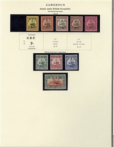 LARGE LOTS AND COLLECTIONS GERMAN COLONIES 1884-1919 German Offices in China, Morocco and the Turkish Empire, plus German Colonies Cameroun-Togo, collection of mostly unused, good showing of...
