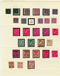 LARGE LOTS AND COLLECTIONS GERMANY - SOVIET ZONE 1945-46 duplicated selection on pages, unused (n.h) and used (sometimes both), with Saxony, Thuringen, Leipzig, Mecklenburg-Verpommern, early...