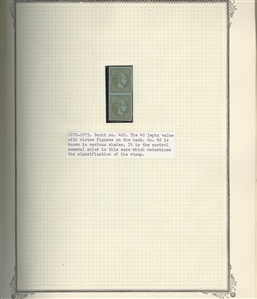 LARGE LOTS AND COLLECTIONS GREECE 1861-1967 collection in Scott Specialty album, good showing of Large and Small Hermes Heads, some blocks and varieties, few used, unused from 1896, Olympics...
