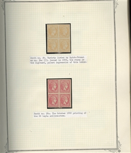 LARGE LOTS AND COLLECTIONS GREECE 1861-1967 collection in Scott Specialty album, good showing of Large and Small Hermes Heads, some blocks and varieties, few used, unused from 1896, Olympics...