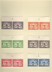 LARGE LOTS AND COLLECTIONS JORDAN 1920-1950 predominantly unused old-time collection written up on album leaves, wealth of better items commencing with 1920 (Nov.) issue perf. 15x14 to 5p and...
