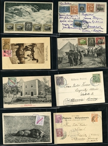 LARGE LOTS AND COLLECTIONS PORTUGAL 1900-15 collection of 48 covers or cards, mostly Mozambique, interesting variety of frankings, some picture postcards with native scenes, also Cape Verde,...