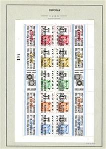 LARGE LOTS AND COLLECTIONS URUGUAY 1912-72 collection on pages, virtually complete, regular issues and commemoratives, Air Post Albatross, Pegasus, also, back of the book, Postage Dues,...