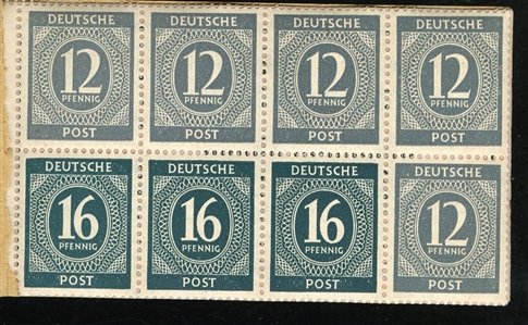 LARGE LOTS AND COLLECTIONS Worldwide Booklets 1903-1950 balance of a consignment, 100 booklets, including United States, Germany, Israel, some stuck down, also booklet panes, plus Luxembourg...