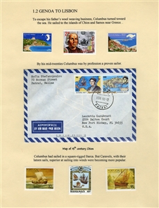 LARGE LOTS AND COLLECTIONS Worldwide Topicals 1869-1893 Christopher Columbus and Columbian Exposition, exhibit collection on 112 pages, showing an impressive array of stamps, proofs, Specimen...