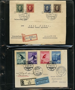 LARGE LOTS AND COLLECTIONS WORLDWIDE COVERS and POSTAL HISTORY 1868-1934 selection of 48 covers or cards, with Aden 1889 uprated registered stationery cover to Hamburg canceled "ADEN...